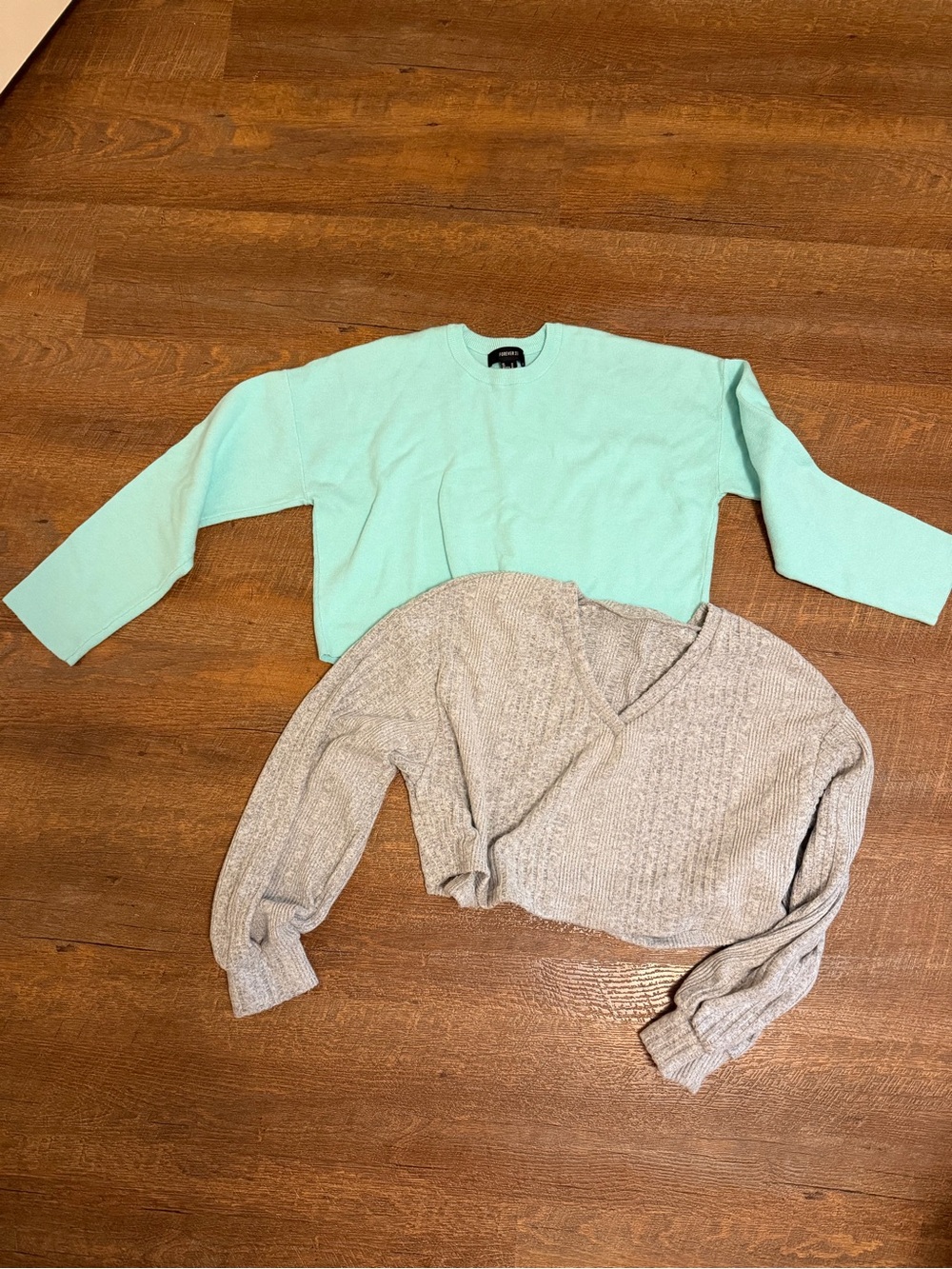 Bundle of cropped sweaters